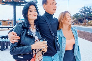 FirstBGG - Lad enjoys two bisexual cuties