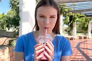 18 Year Old Ava Marina Gets Her Shaved Pussy Creampied