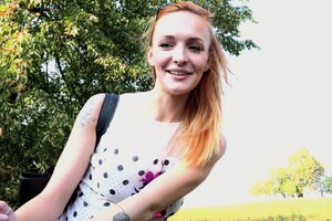 Czech Hitchhikers - Czech bitch Belle Claire fucked with horny rider