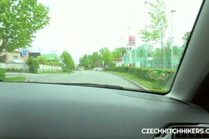 Czech Hitchhikers - Czech bitch picked up at the bus station