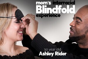 Ashley Rider is 30 year old milfmom who gets blindfolded by her black big dick man for kinky sex