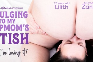 Curvy stepmom Zanett loves facesitting her big ass and hairy pussy on her fetish loving stepdaughter