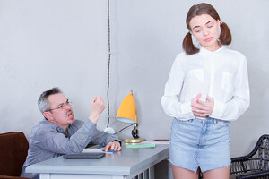 Tricky Old Teacher - Teacher Gets Fresh Pussy For Good Grades
